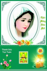 Tranh Lịch Tết Đón Xuân THÁNH ĐỨC VẸN TOÀN